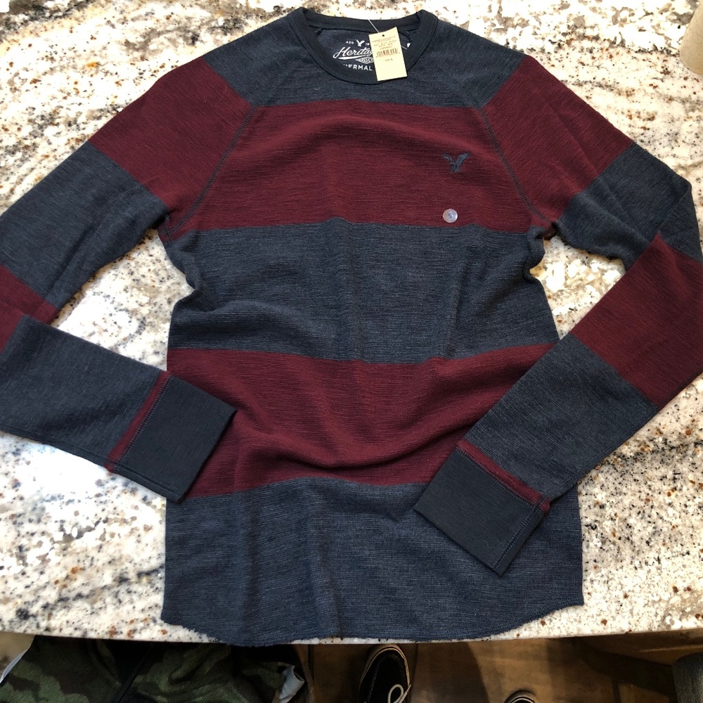 Men’s American Eagle Thermal Long Sleeve Size Sm
